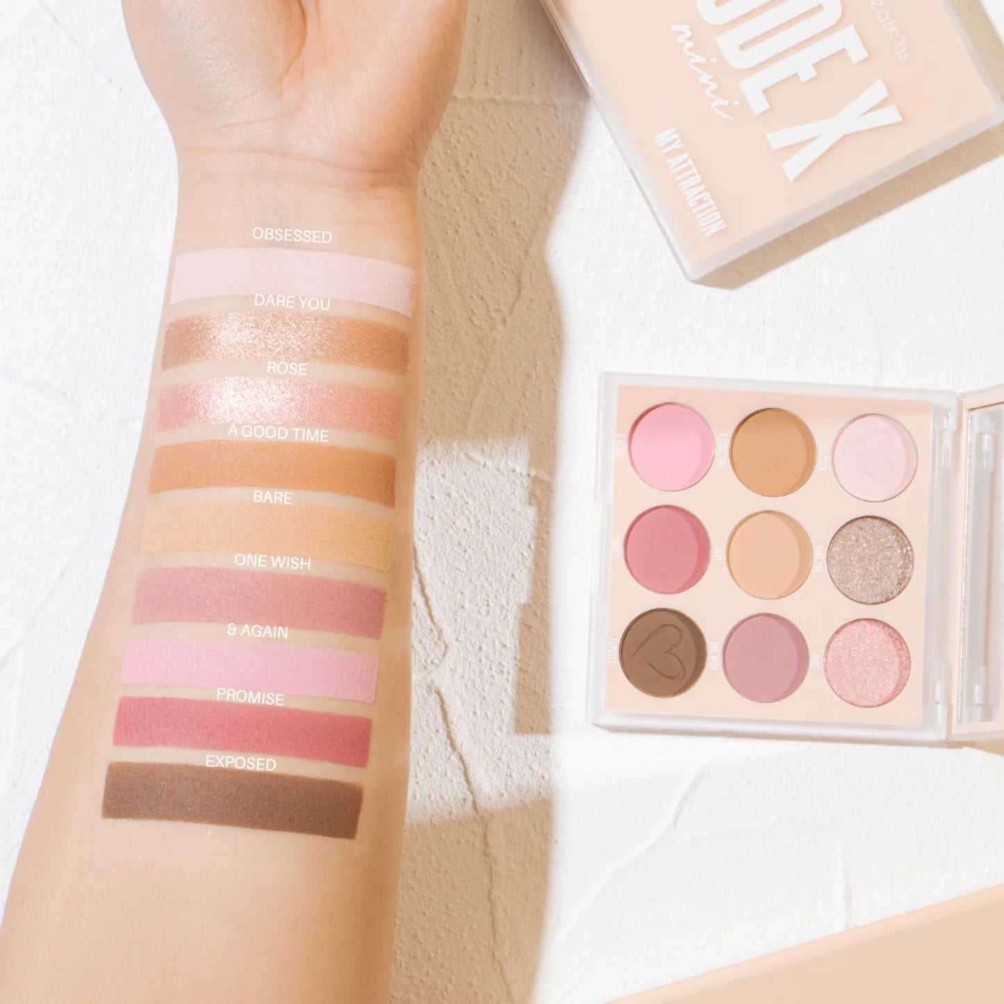 Paleta de Sombras NUDEX SHADOW PALETTE MINI BEAUTY CREATIONS