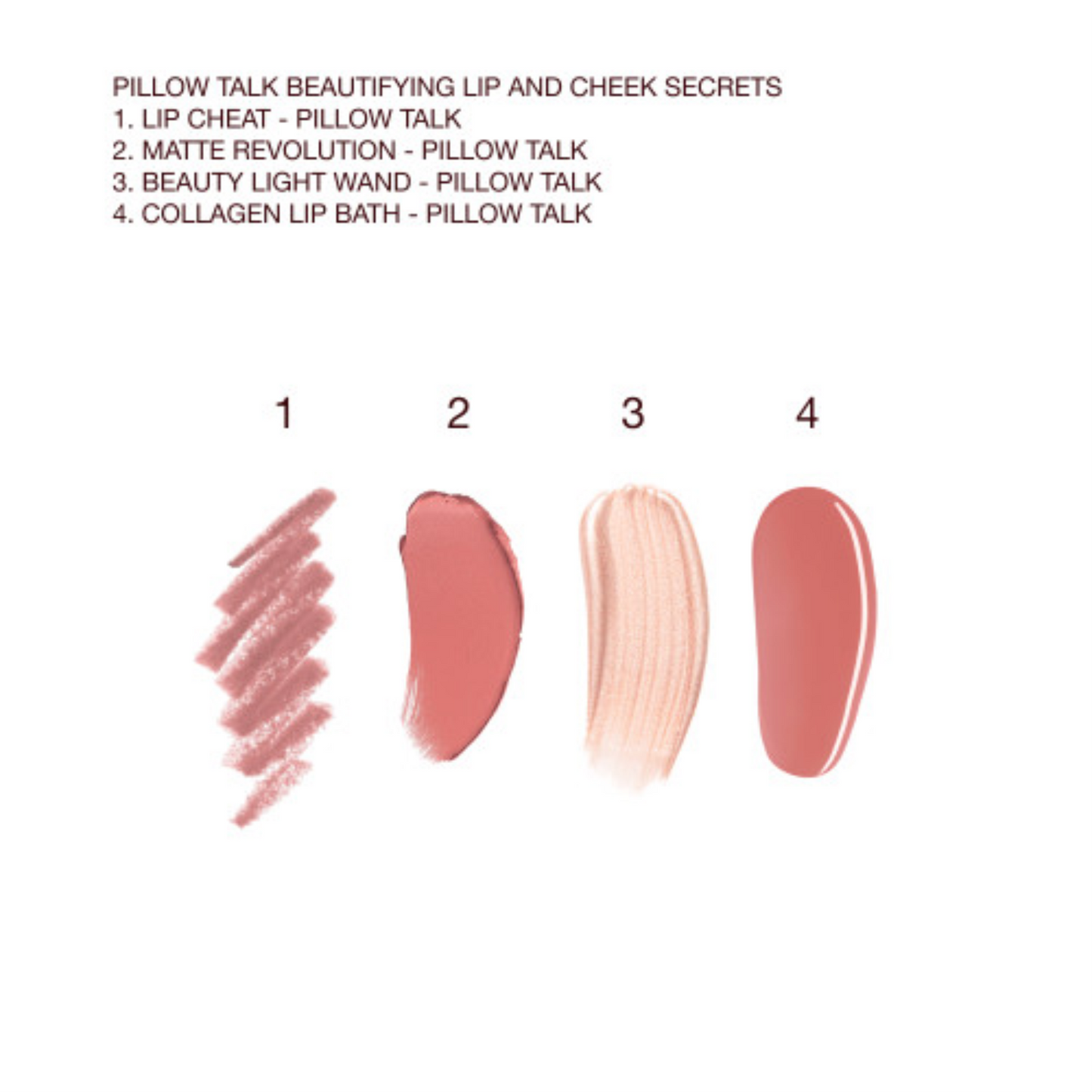 Set de Labios PILLOW TALK BEAUTIFYING LIP AND CHEEK SECRETS CHARLOTTE TILBURY