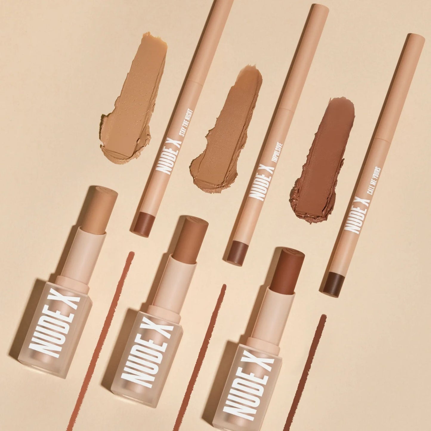 Set de Labiales NUDEX YOUR BEST NUDE LIP SET BEAUTY CREATIONS