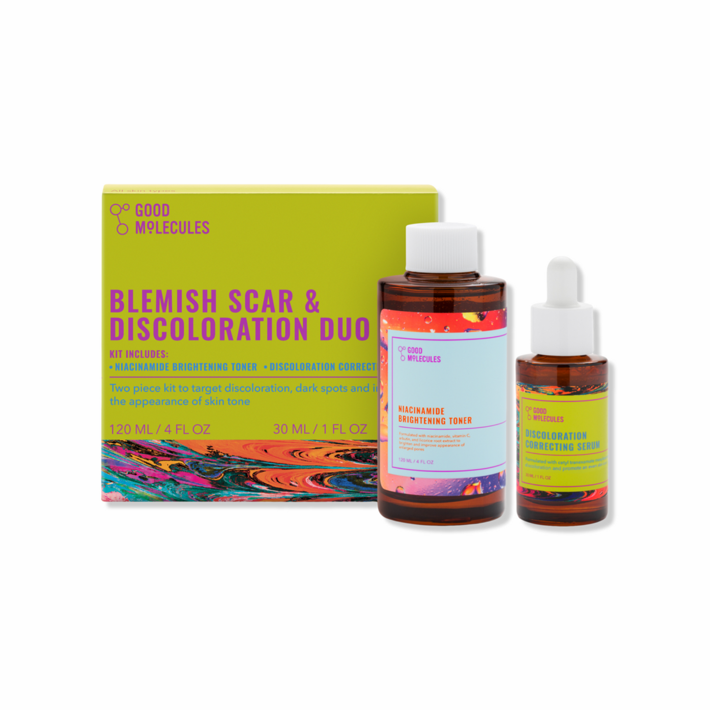 Set BLEMISH SCAR & DISCOLORATION SET GOOD MOLECULES
