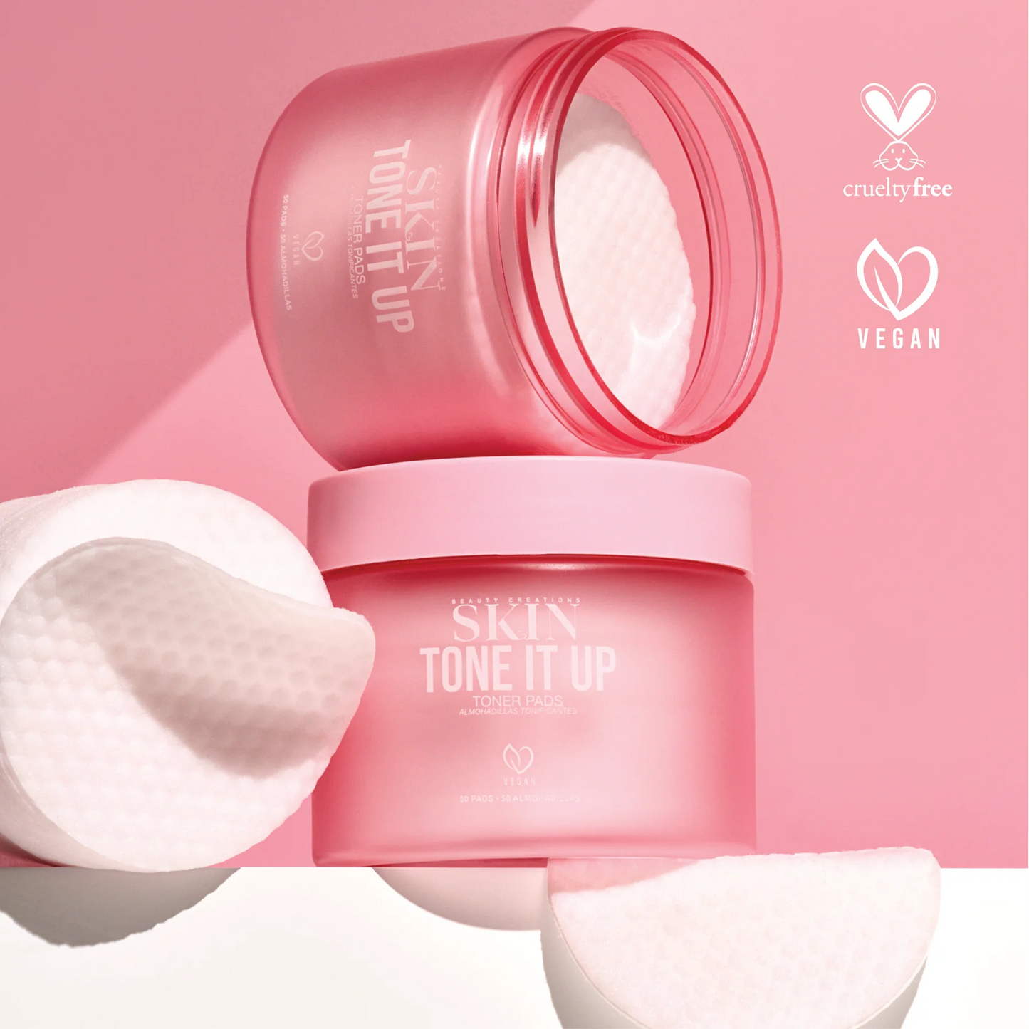 Almohadillas Tonificantes SKIN TONE IT UP BEAUTY CREATIONS