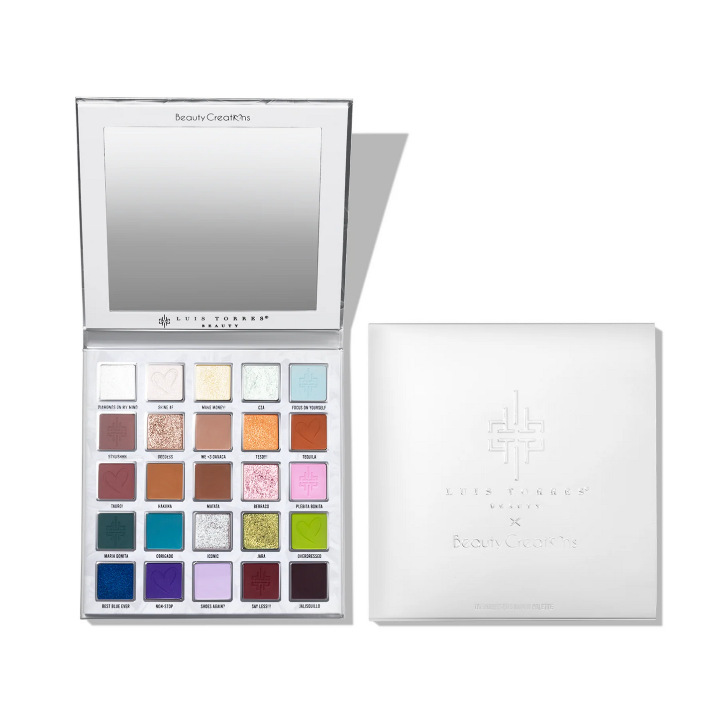 Paleta de Sombras LUIS TORRES OVERDRESSED ARTIST SHADOW PALETTE BEAUTY CREATIONS