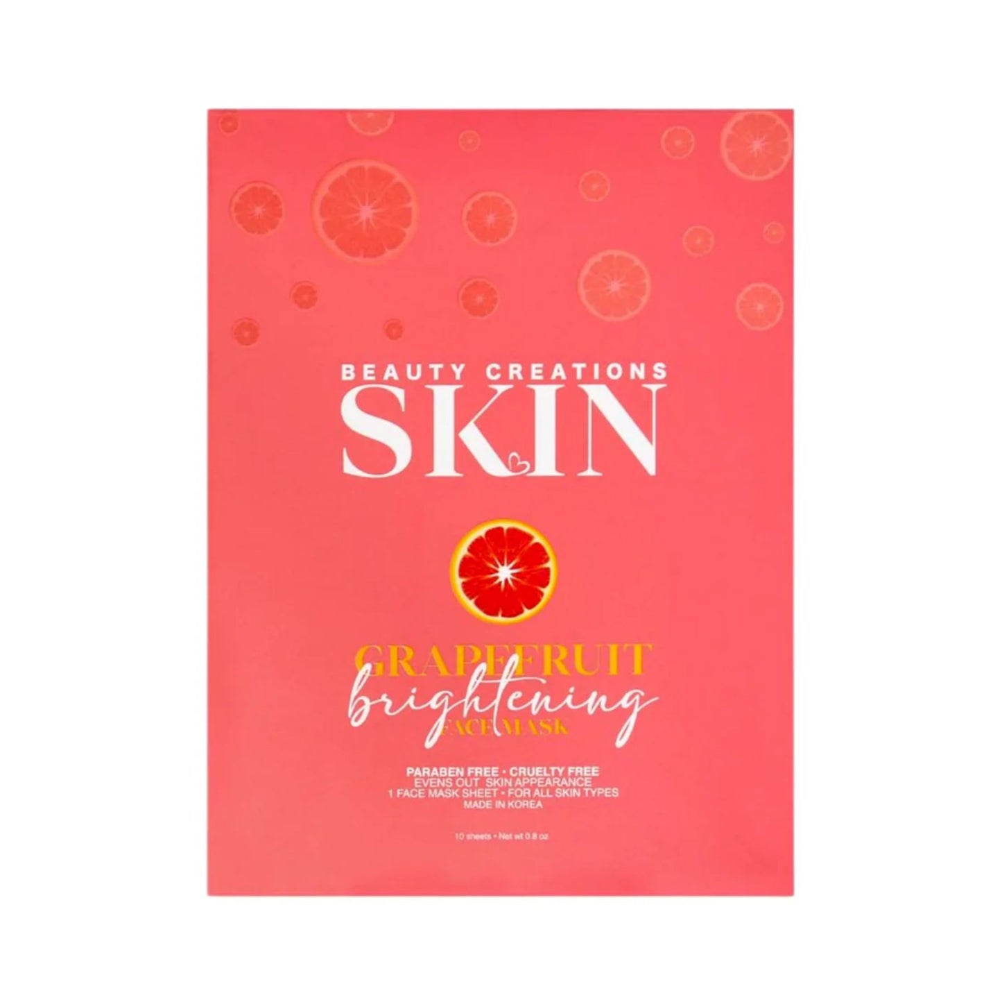 Mascarilla Facial SKIN FACE MASK BEAUTY CREATIONS