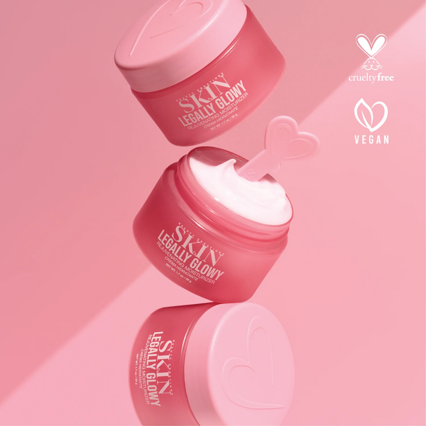Crema Hidratante SKIN LEGALLY GLOWY BEAUTY CREATIONS