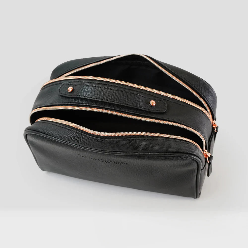 Cosmetiquera DOBLE ZIPPER COSMETICS BAG BEAUTY CREATIONS (copia)