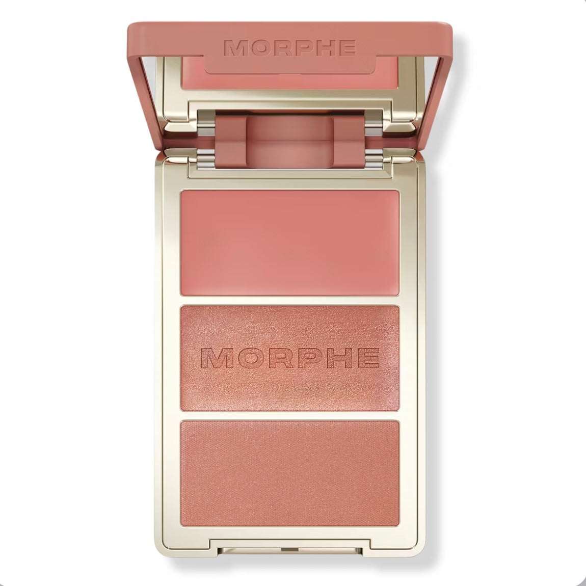 Blush Cheek Thrills Multi-Finish Face Trio MORPHE