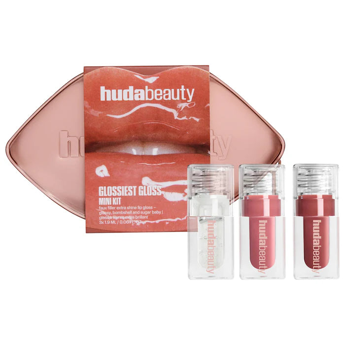 Mini Glossiest Lip Gloss Set HUDABEAUTY