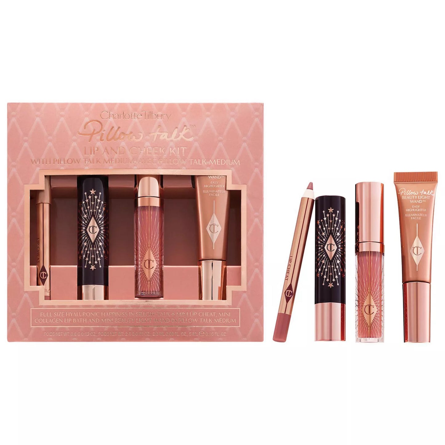 Set de Labios PILLOW TALK LIP AND CHEEK MEDIUM KIT CHARLOTTE TILBURY