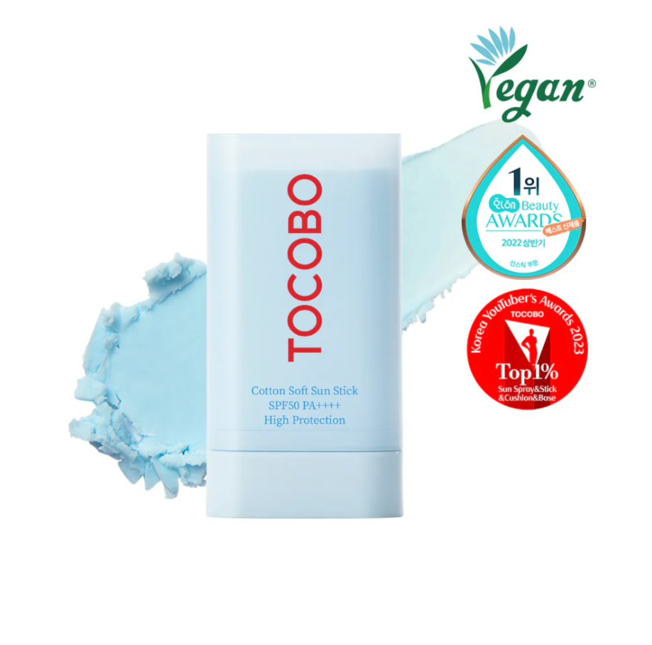 Protector Solar Cotton Soft Sun Stick SPF50+ TOCOBO