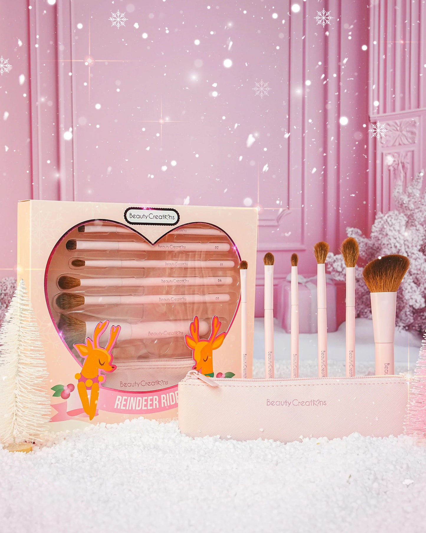 Set de Brochas REINDEER RIDE 6 PC BEAUTY CREATIONS