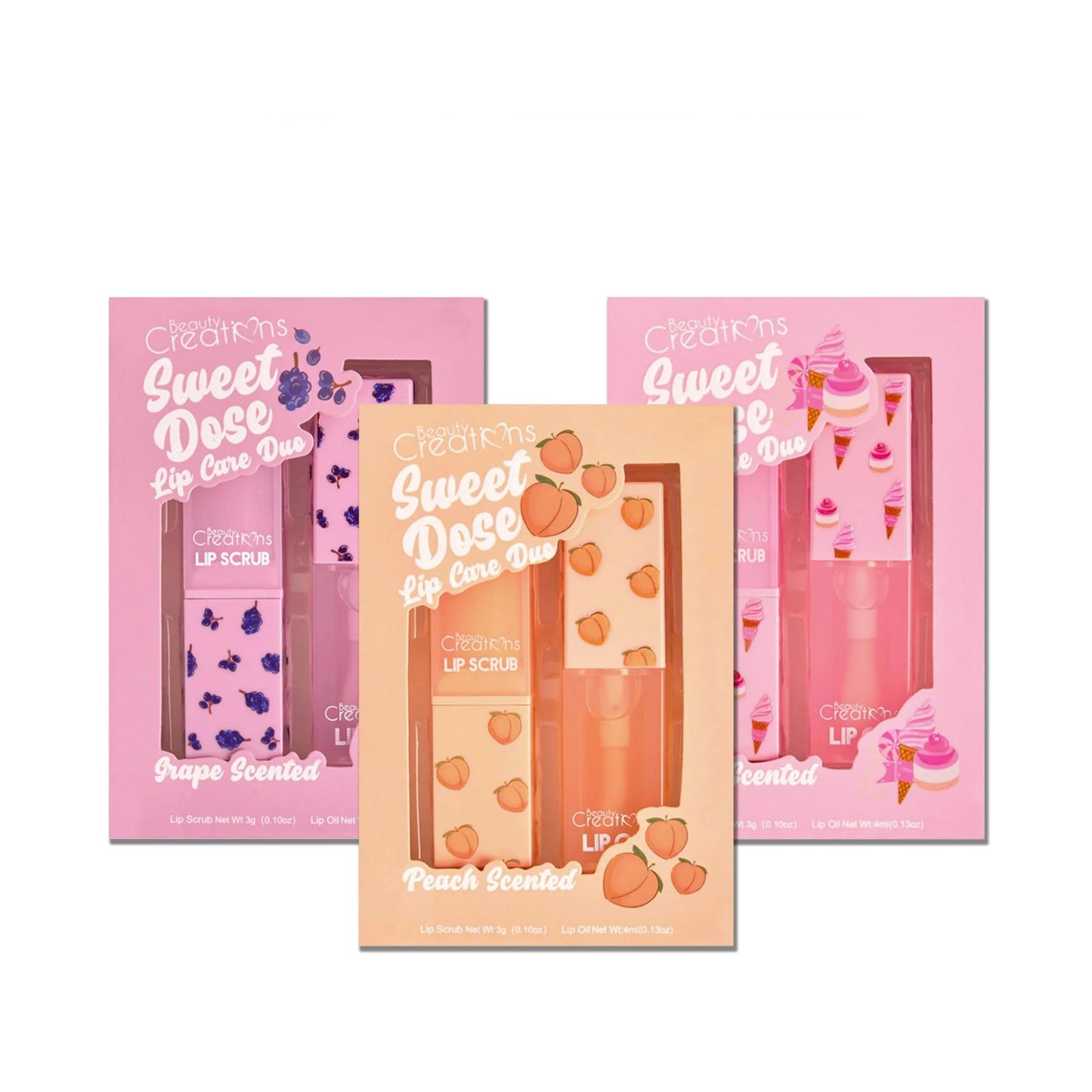 Set Exfoliantes SWEET DOSE LIP CARE DUO BEAUTY CREATIONS