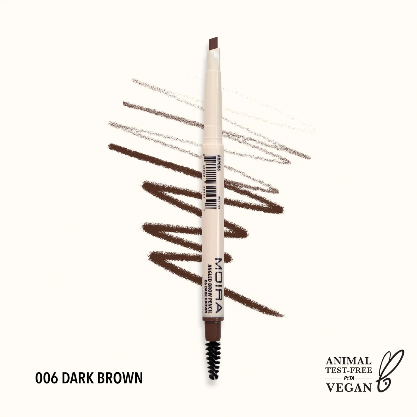 Lápiz para Ceja ANGLED BROW PENCIL DARK BROWN 06 MOIRA