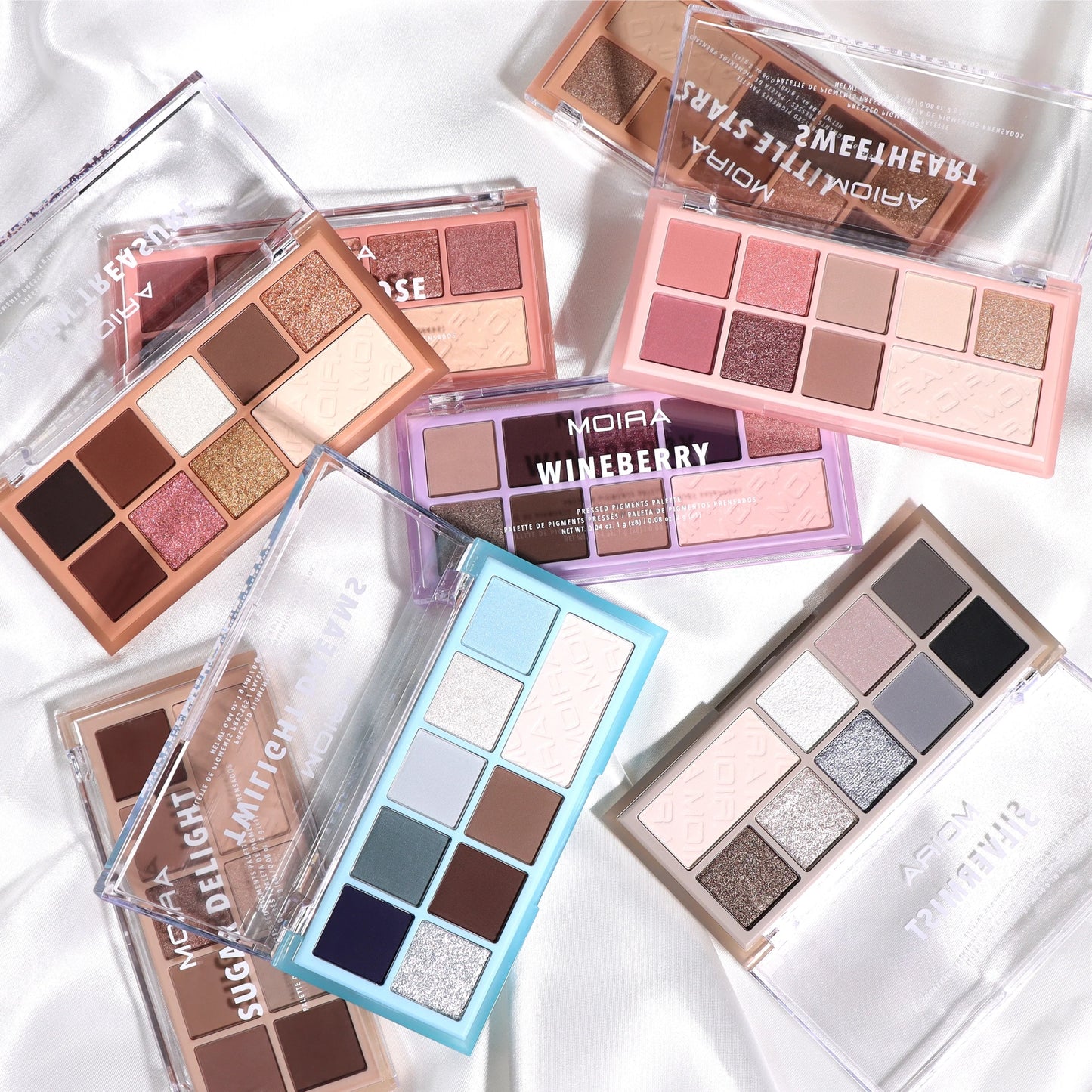 Paleta de Sombras PRESSED PIGMENTS PALETTE GOLDEN TREASURE MOIRA