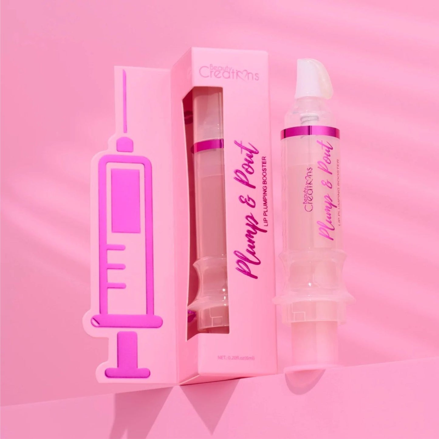 Labial Líquido Gloss PLUMP AND POUT MYSTERY BEAUTY CREATIONS