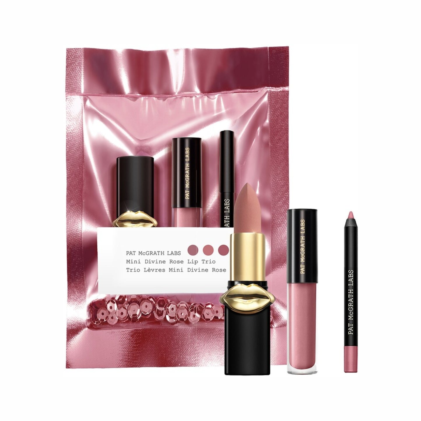 Set Lip Trio Mini DIVINE ROSE PAT McGRATH LABS