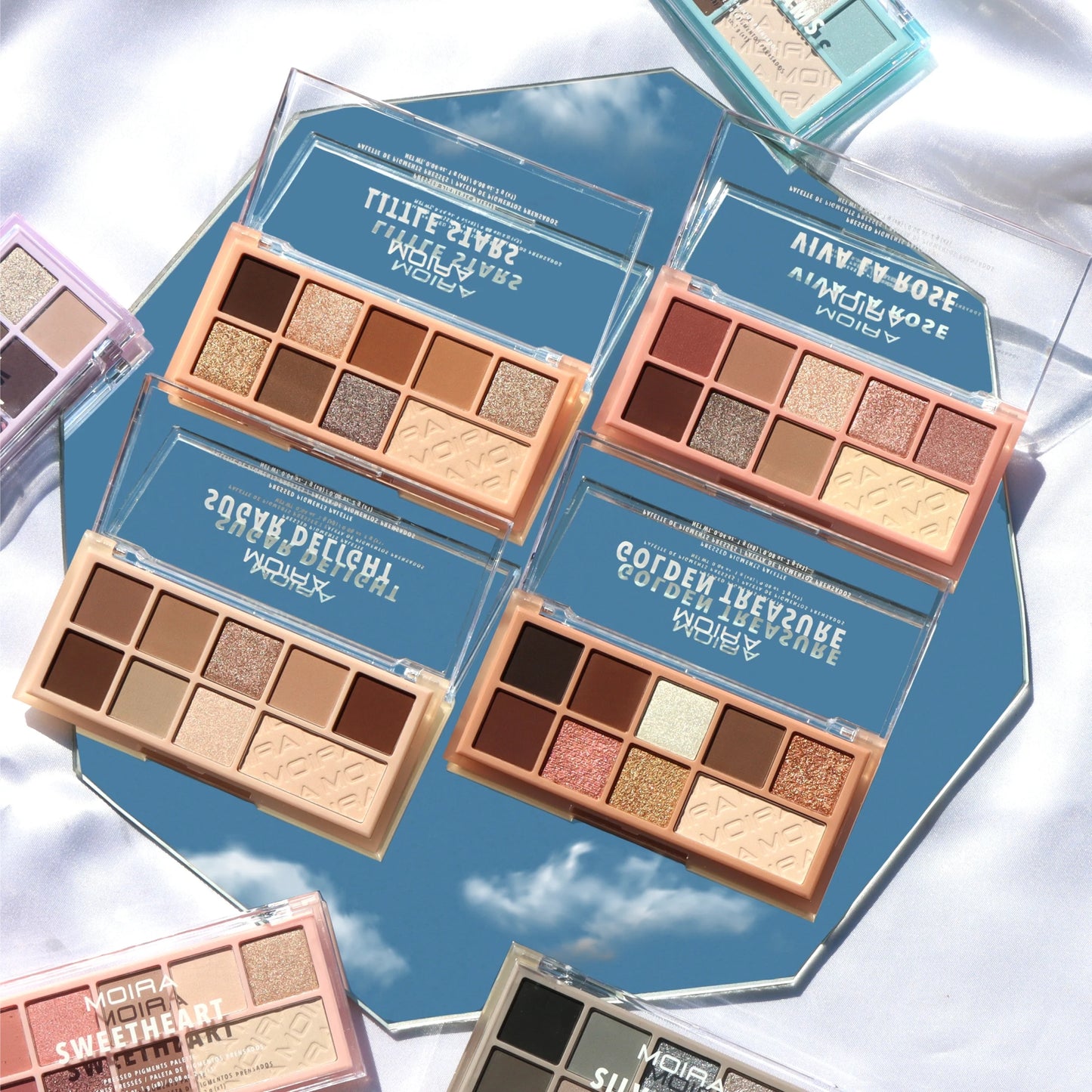 Paleta de Sombras PRESSED PIGMENTS PALETTE SUGAR DELIGHT MOIRA