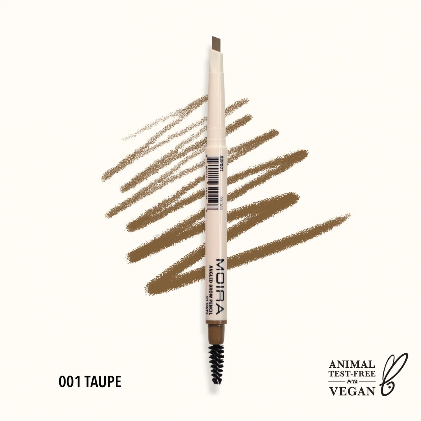 Lápiz para Ceja ANGLED BROW PENCIL TAUPE 01 MOIRA