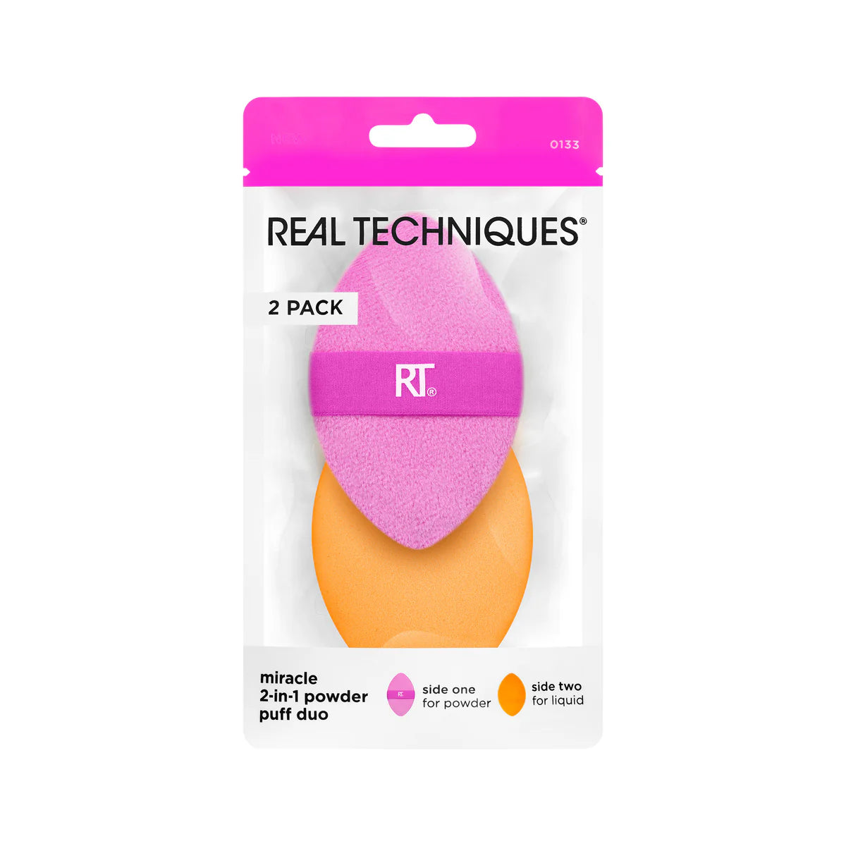 Real Techniques  Miracle 2-In-1 Powder Puff Duo