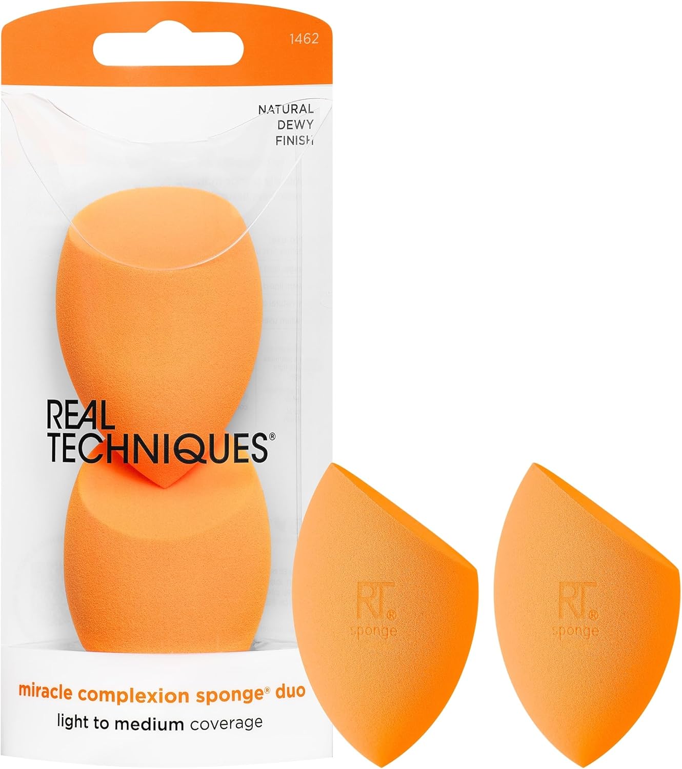 Real Techniques, Paquete de 2 Esponjas Miracle Complexion