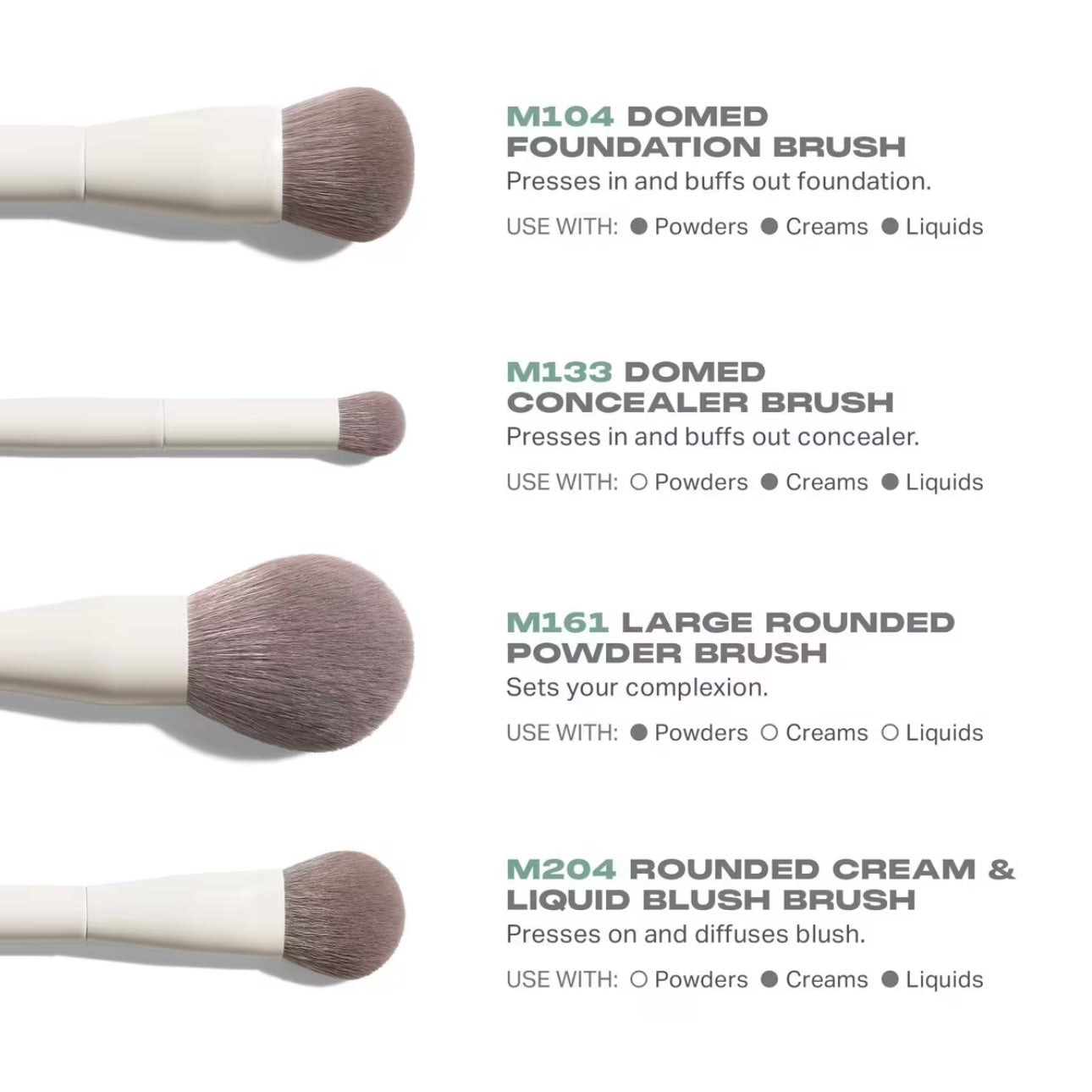 Set de Brochas Best of Blends 8-Piece Face & Eye Brush MORPHE