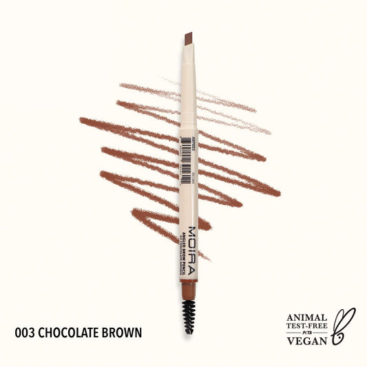 Lápiz para Ceja ANGLED BROW PENCIL CHOCOLATE 03 MOIRA