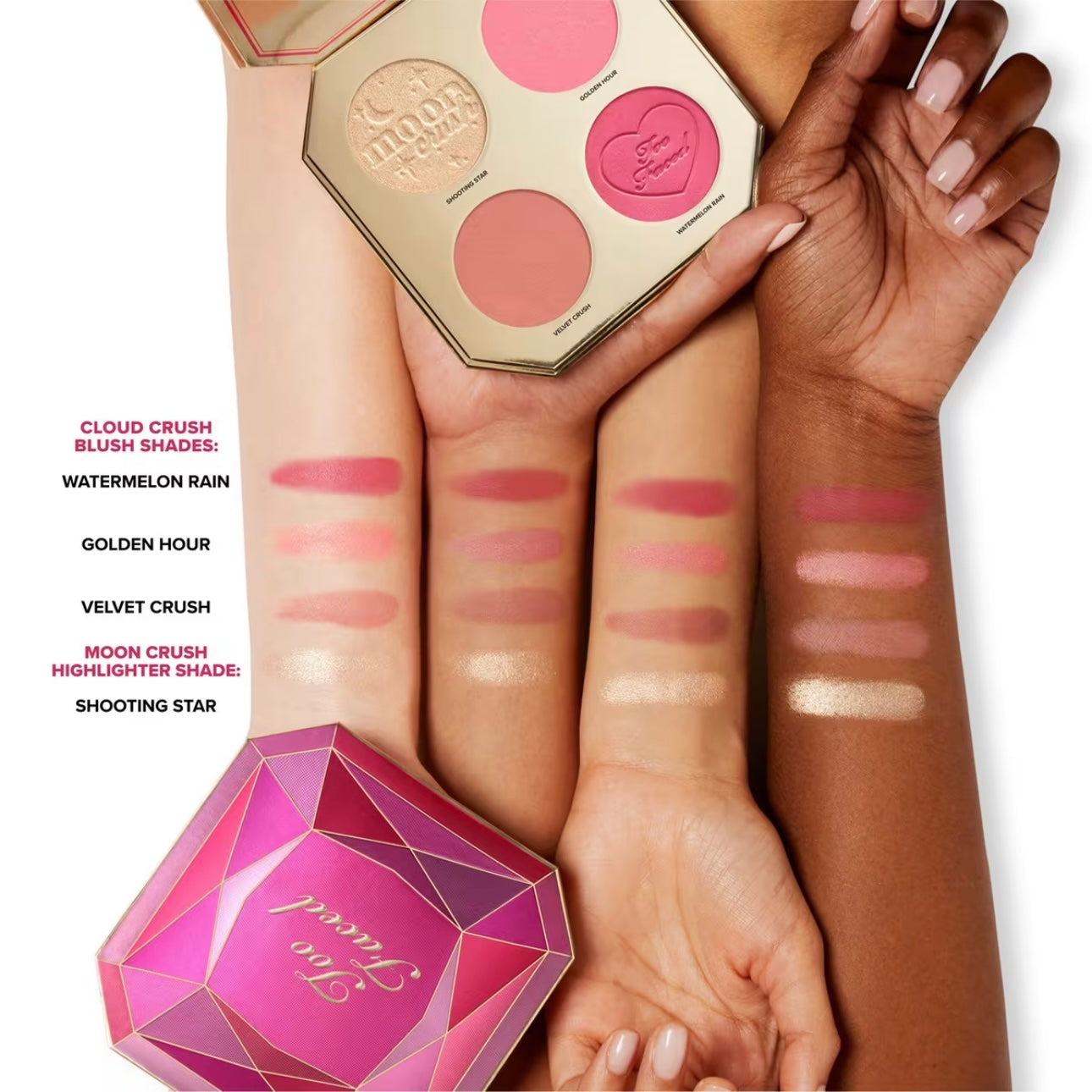 Limited Edition Jewel Crush Blush & Highlighter Collection TOO FACED