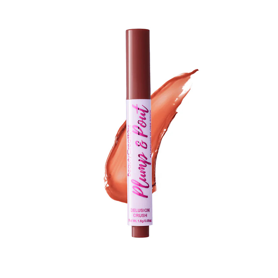 Labial Líquido Gloss PLUMP & PLOUT PLUMPING GLOSS STICK BEAUTY CREATIONS