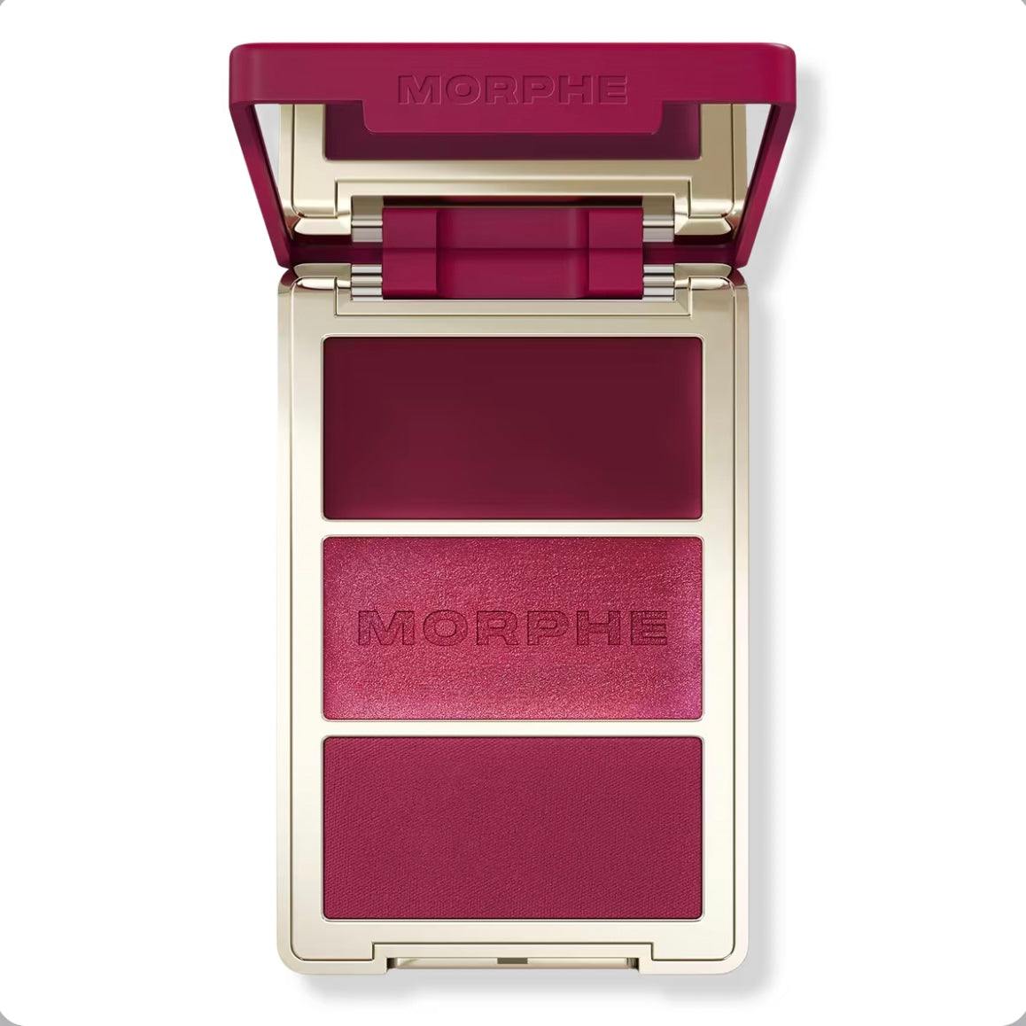 Blush Cheek Thrills Multi-Finish Face Trio MORPHE