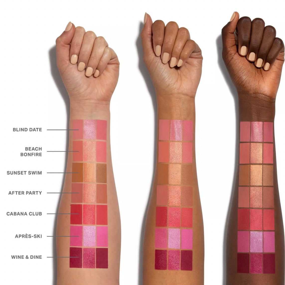 Blush Cheek Thrills Multi-Finish Face Trio MORPHE