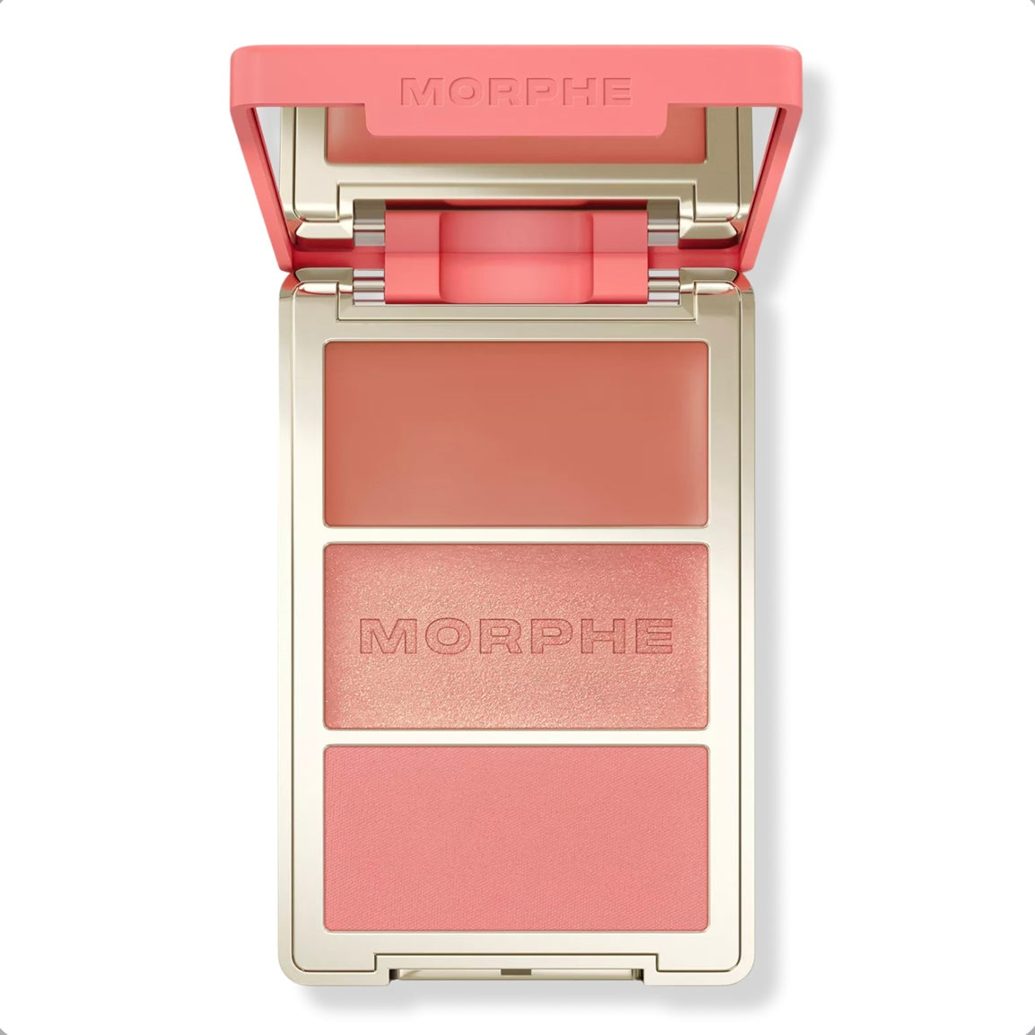 Blush Cheek Thrills Multi-Finish Face Trio MORPHE