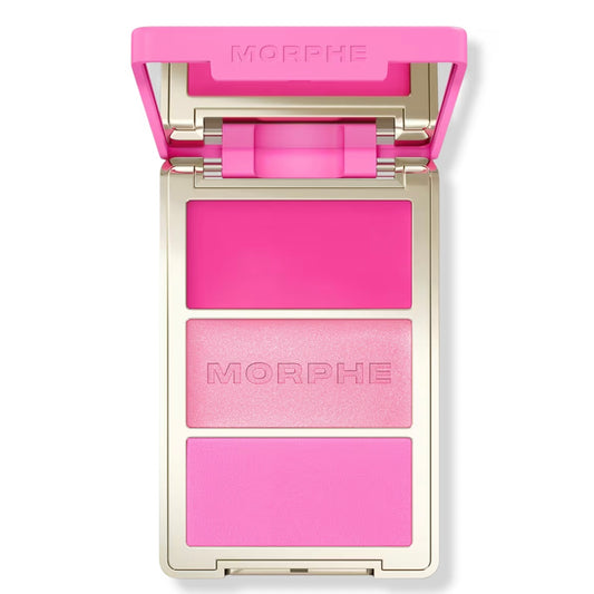 Blush Cheek Thrills Multi-Finish Face Trio MORPHE