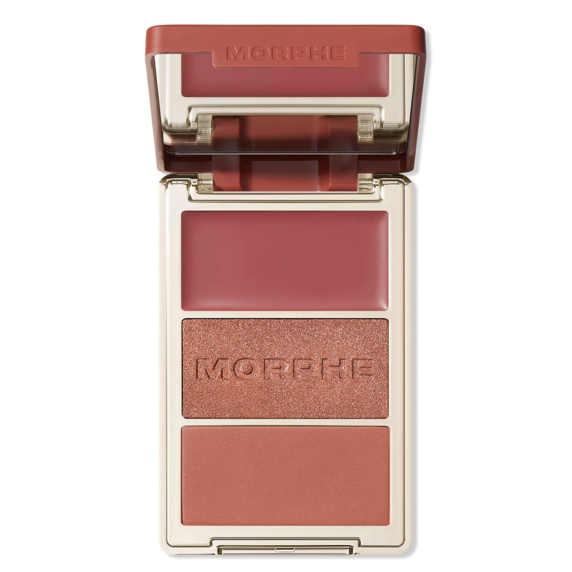 Blush Cheek Thrills Multi-Finish Face Trio MORPHE