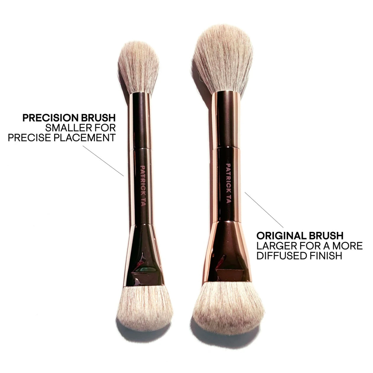 Brocha Dual Ended Precision Blush PATRICK TA