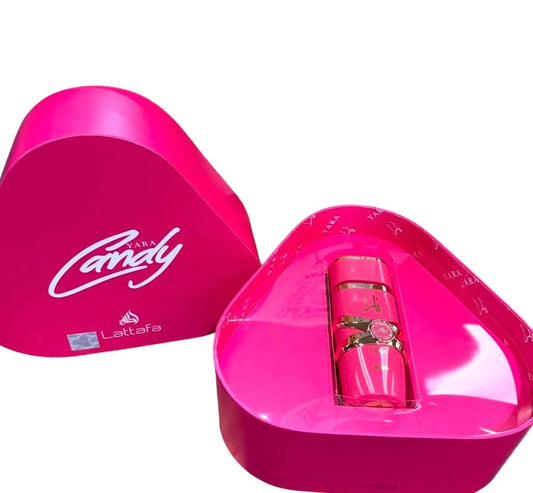 CANDY Gift Set Perfume Mujer Yara LATTAFA