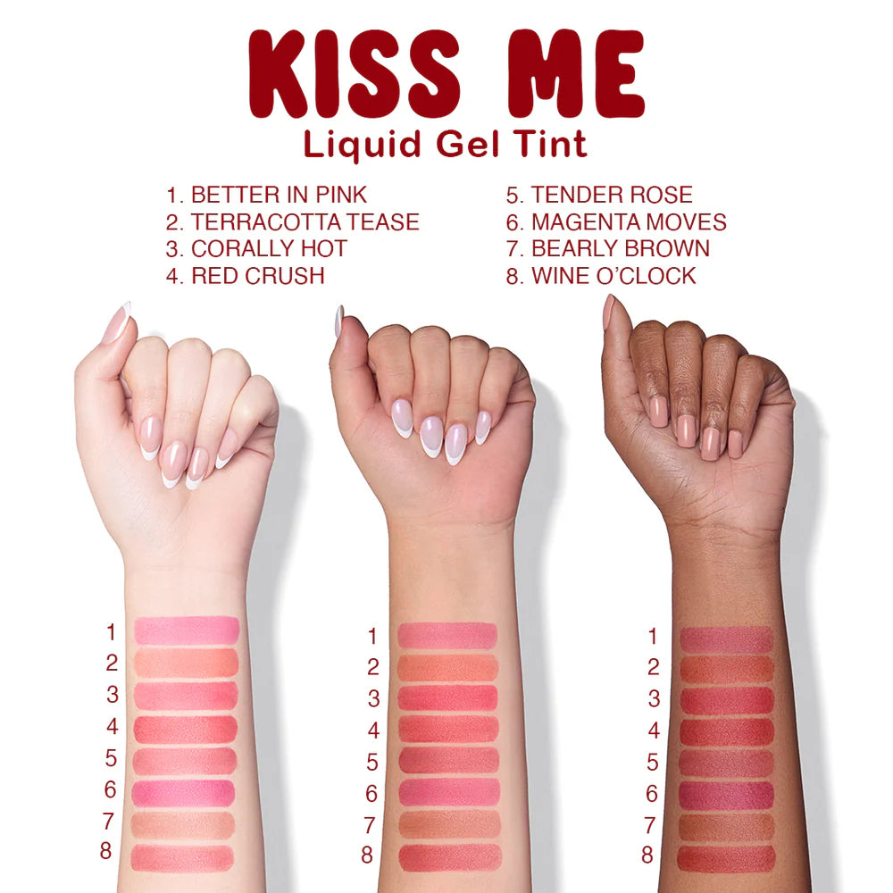 Tinta Labial KISS GEL TINT BEAUTY CREATIONS
