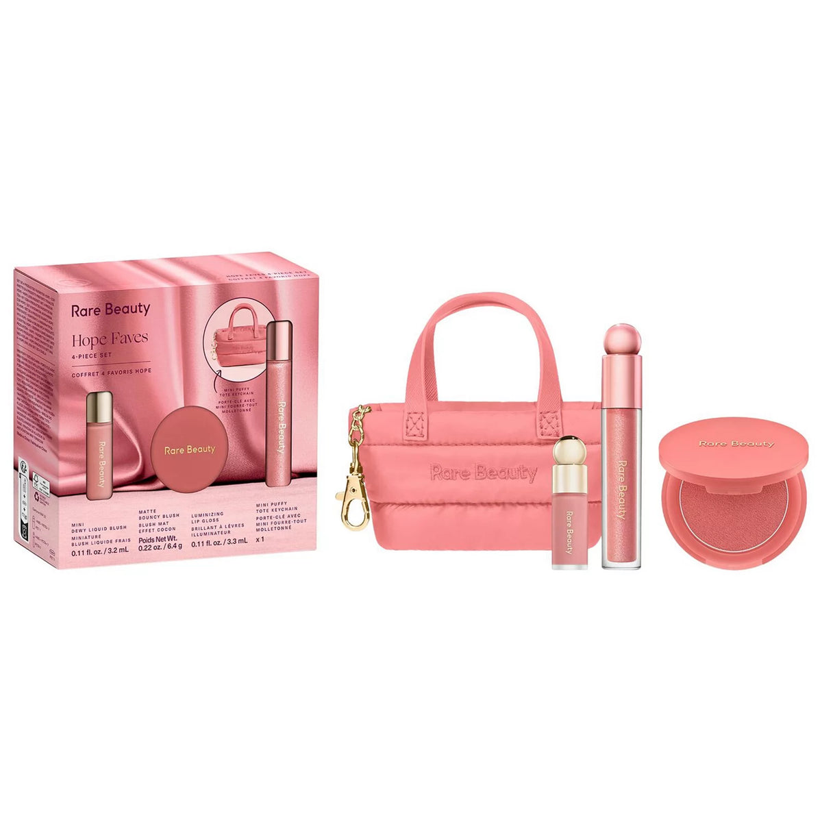 Set Hope Faves 4 Piezas RARE BEAUTY