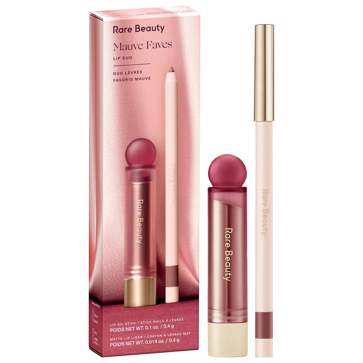 Set de Labios Mauve Faves Lip Duo RARE BEAUTY