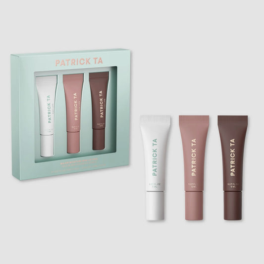 Set Mini Bálsamos MAJOR MOISTURE LIP TRIO PATRICK TA