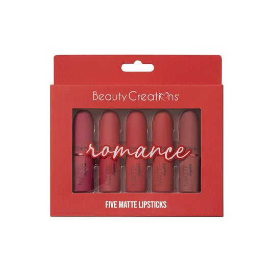 Labial barra Matte ROMANCE SET BEAUTY CREATIONS