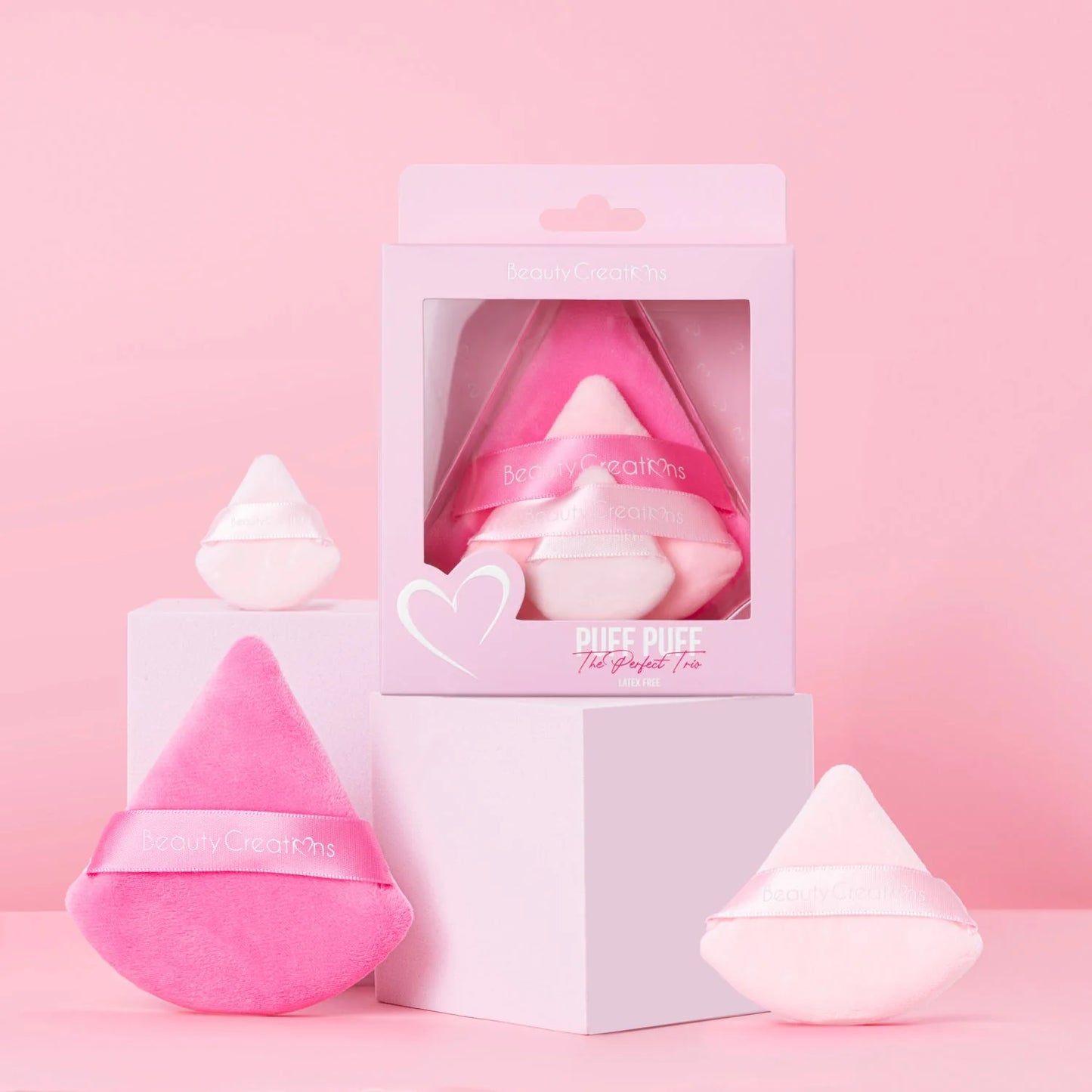 Kit de Esponjas Triangular PUFF PUFF BEAUTY CREATIONS