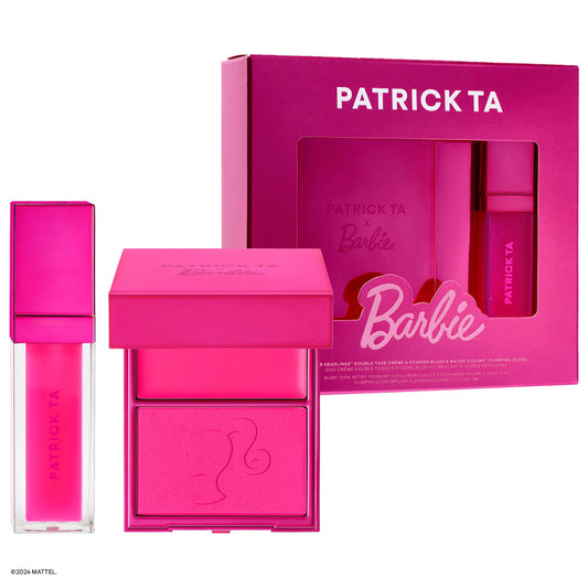 Patrick Ta x Barbie™ Blush Duo and Lip Plumper Set PATRICK TA