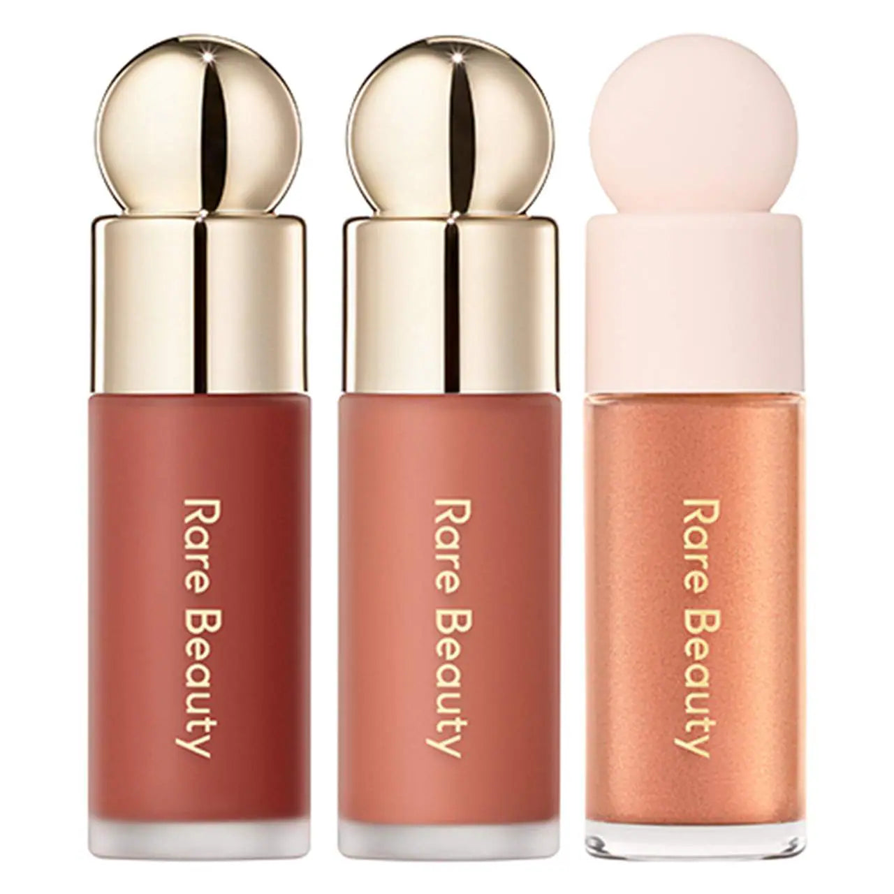 Set Iluminador y Rubor MINI BLUSH & LUMINIZE TRIO RARE BEAUTY