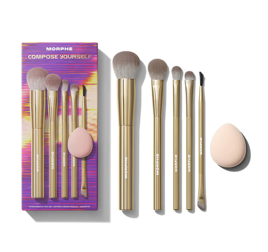 Compose Yourself 6-Piece Brush & Tool Set MORPHE