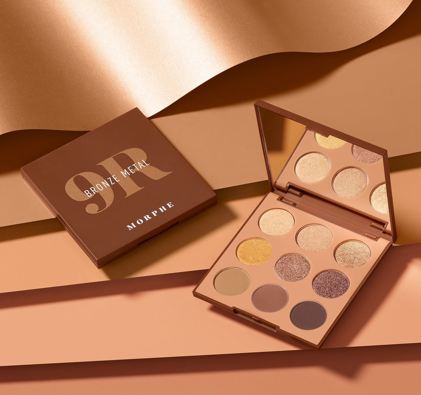Paleta de Sombras 9R BRONZE METAL MORPHE