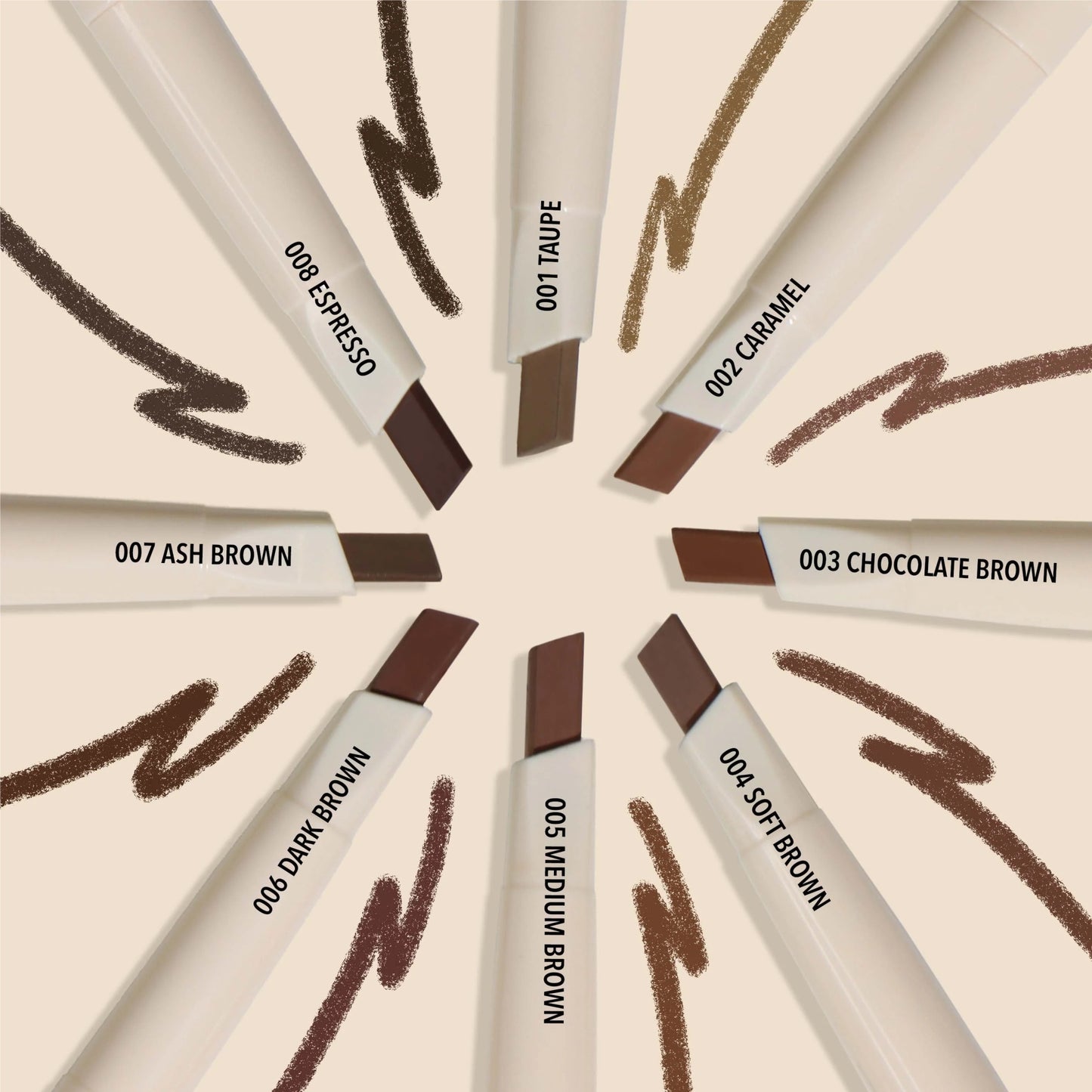 Lápiz para Ceja ANGLED BROW PENCIL SOFT BROWN 04 MOIRA